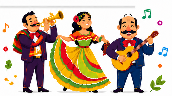 Músicos y bailarina